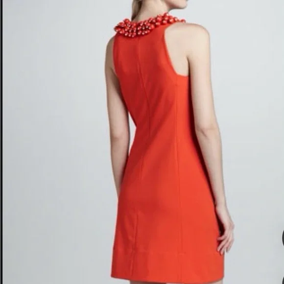 Diane von‎ Furstenberg CeeCee Enamel Beading Mini Dress Size 6 - Picture 2 of 8